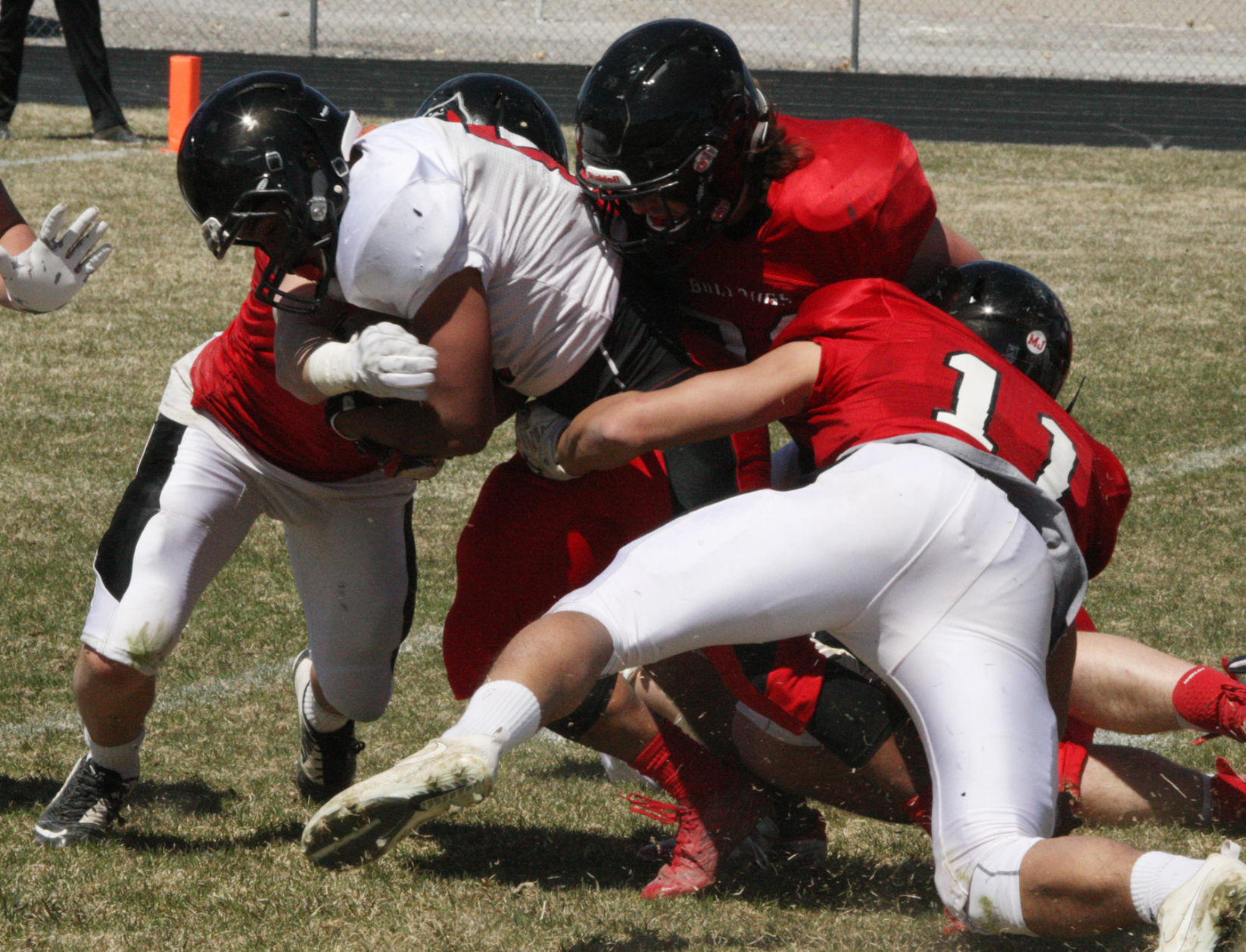 Fighting for extra yards